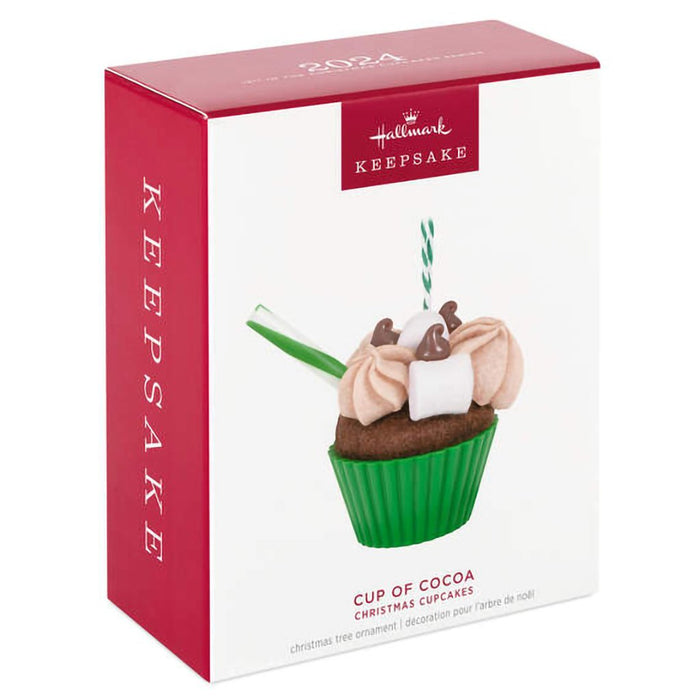 Hallmark : 2024 Keepsake Ornament Christmas Cupcakes Cup of Cocoa (78) - Hallmark : 2024 Keepsake Ornament Christmas Cupcakes Cup of Cocoa (78)