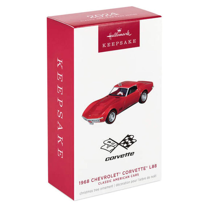 Hallmark : 2024 Keepsake Ornament Classic American Cars 1968 Chevrolet® Corvette® L88 2024 Metal (2) - Hallmark : 2024 Keepsake Ornament Classic American Cars 1968 Chevrolet® Corvette® L88 2024 Metal (2)