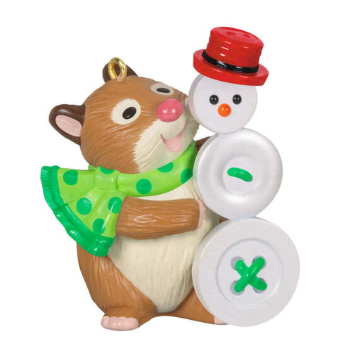 Hallmark : 2024 Keepsake Ornament Cute as a Button (81) - Hallmark : 2024 Keepsake Ornament Cute as a Button (81)