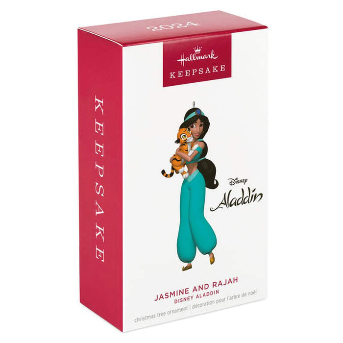 Hallmark : 2024 Keepsake Ornament Disney Aladdin Jasmine and Rajah (165) - Hallmark : 2024 Keepsake Ornament Disney Aladdin Jasmine and Rajah (165)