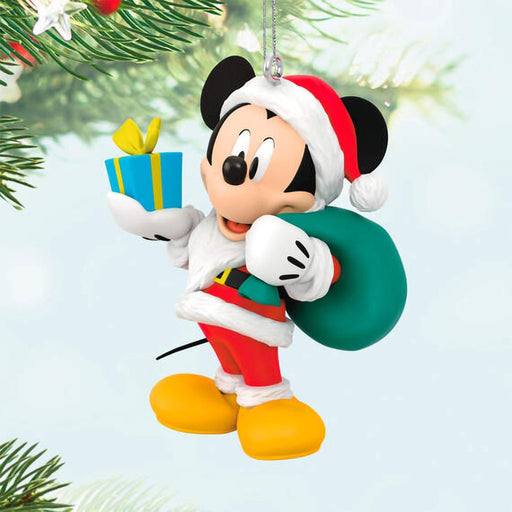 Hallmark : 2024 Keepsake Ornament Disney All About Mickey! Santa Mickey (279) - Hallmark : 2024 Keepsake Ornament Disney All About Mickey! Santa Mickey (279)