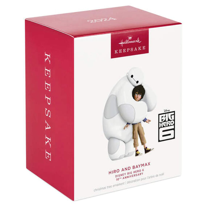 Hallmark : 2024 Keepsake Ornament Disney Big Hero 6 10th Anniversary Hiro and Baymax (145) - Hallmark : 2024 Keepsake Ornament Disney Big Hero 6 10th Anniversary Hiro and Baymax (145)