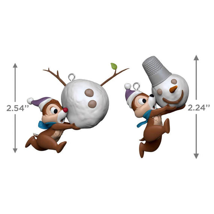 Hallmark : 2024 Keepsake Ornament Disney Chip and Dale Up to Snow Good , Set of 2 (364) - Hallmark : 2024 Keepsake Ornament Disney Chip and Dale Up to Snow Good , Set of 2 (364)