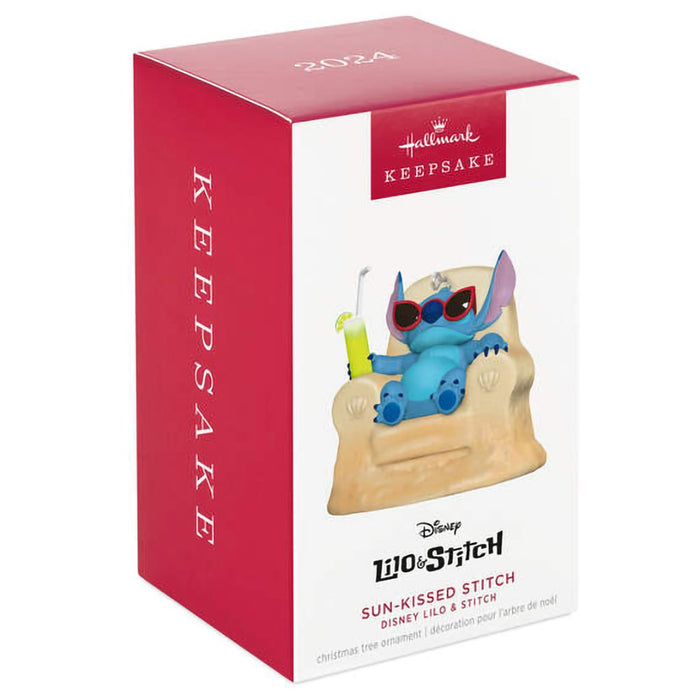 Hallmark : 2024 Keepsake Ornament Disney Lilo & Stitch Sun-Kissed Stitch (318) - Hallmark : 2024 Keepsake Ornament Disney Lilo & Stitch Sun-Kissed Stitch (318)