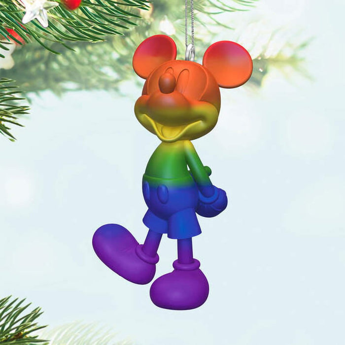 Hallmark : 2024 Keepsake Ornament Disney Mickey Mouse Rainbow Mickey (261) - Hallmark : 2024 Keepsake Ornament Disney Mickey Mouse Rainbow Mickey (261)