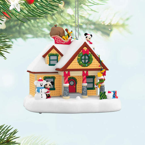 Hallmark : 2024 Keepsake Ornament Disney Mickey Mouse The Merriest House in Town Musical With Light (((( NEED CODE)))) - Hallmark : 2024 Keepsake Ornament Disney Mickey Mouse The Merriest House in Town Musical With Light (((( NEED CODE))))