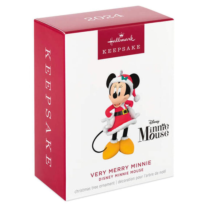 Hallmark : 2024 Keepsake Ornament Disney Minnie Mouse Very Merry Minnie (366) - Hallmark : 2024 Keepsake Ornament Disney Minnie Mouse Very Merry Minnie (366)