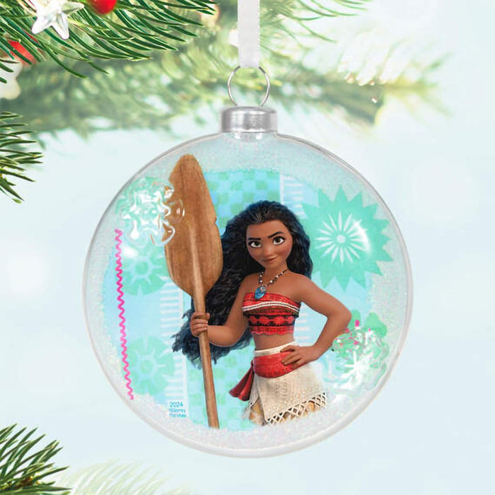 Hallmark : 2024 Keepsake Ornament Disney Moana of Motunui Glass (202) - Hallmark : 2024 Keepsake Ornament Disney Moana of Motunui Glass (202)