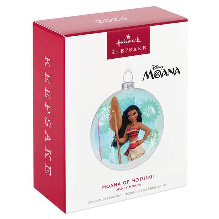 Hallmark : 2024 Keepsake Ornament Disney Moana of Motunui Glass (202) - Hallmark : 2024 Keepsake Ornament Disney Moana of Motunui Glass (202)