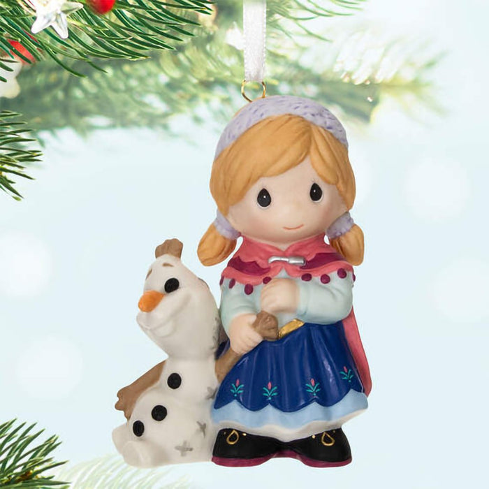 Hallmark : 2024 Keepsake Ornament Disney Precious Moments Frozen Anna and Olaf Porcelain (23) - Hallmark : 2024 Keepsake Ornament Disney Precious Moments Frozen Anna and Olaf Porcelain (23)