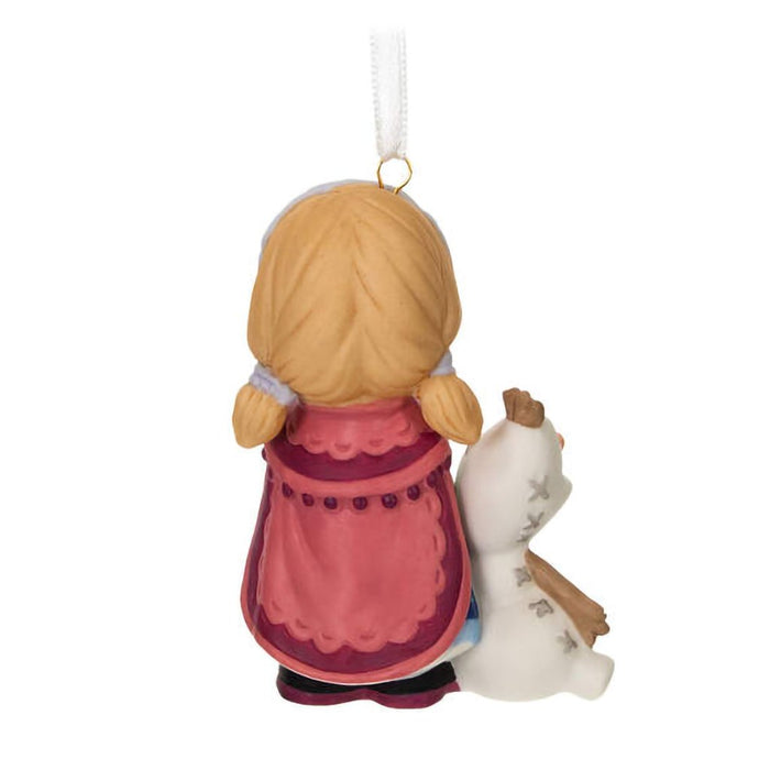 Hallmark : 2024 Keepsake Ornament Disney Precious Moments Frozen Anna and Olaf Porcelain (23) - Hallmark : 2024 Keepsake Ornament Disney Precious Moments Frozen Anna and Olaf Porcelain (23)