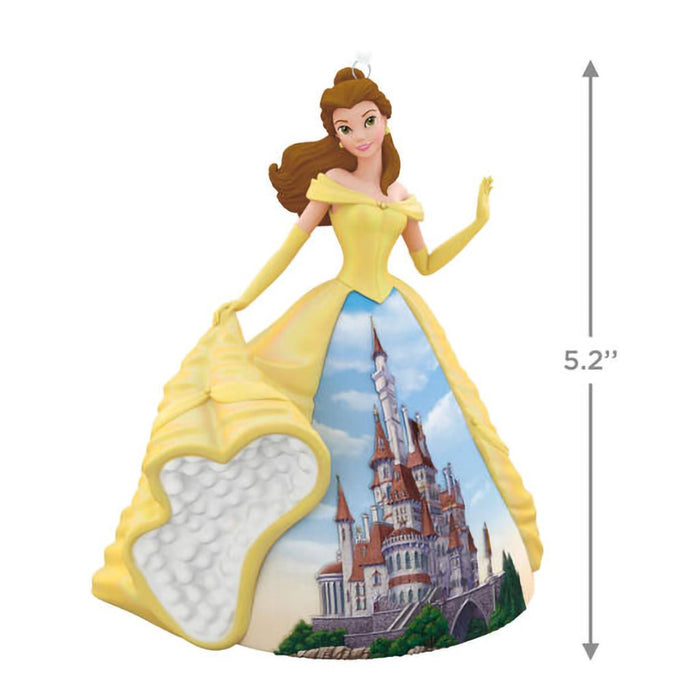 Hallmark : 2024 Keepsake Ornament Disney Princess Celebration Belle Porcelain (41) - Hallmark : 2024 Keepsake Ornament Disney Princess Celebration Belle Porcelain (41)