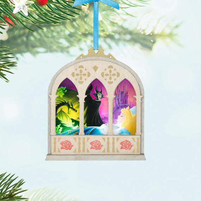 Hallmark : 2024 Keepsake Ornament Disney Sleeping Beauty 65th Anniversary Papercraft With Light (92) - Hallmark : 2024 Keepsake Ornament Disney Sleeping Beauty 65th Anniversary Papercraft With Light (92)