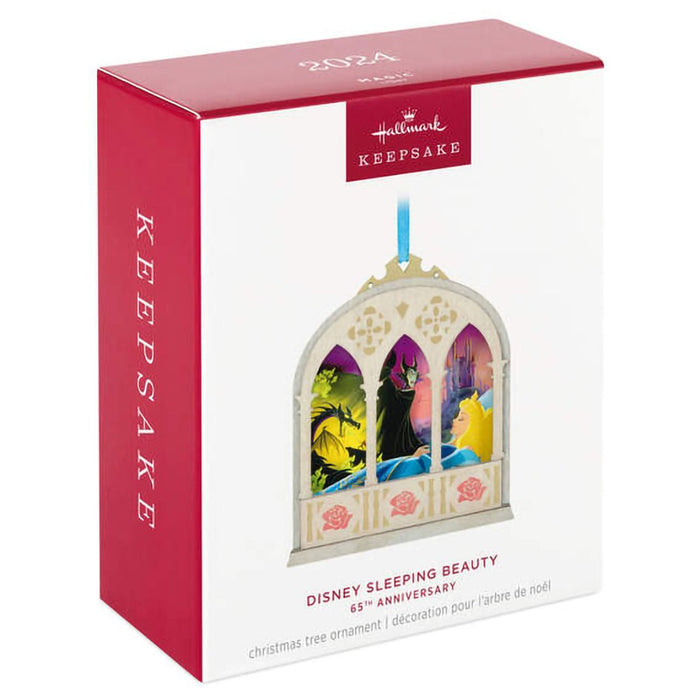 Hallmark : 2024 Keepsake Ornament Disney Sleeping Beauty 65th Anniversary Papercraft With Light (92) - Hallmark : 2024 Keepsake Ornament Disney Sleeping Beauty 65th Anniversary Papercraft With Light (92)