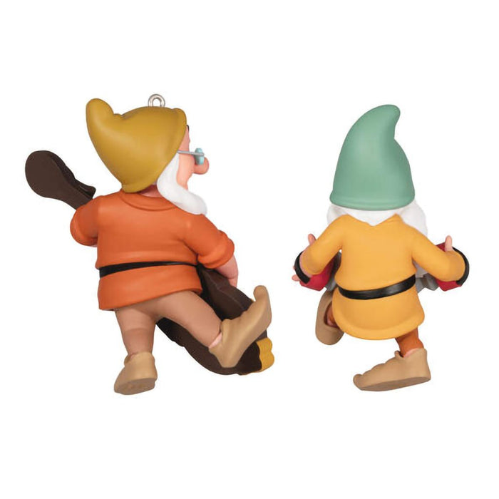 Hallmark : 2024 Keepsake Ornament Disney Snow White and the Seven Dwarfs Bashful and Doc , Set of 2 (34) - Hallmark : 2024 Keepsake Ornament Disney Snow White and the Seven Dwarfs Bashful and Doc , Set of 2 (34)