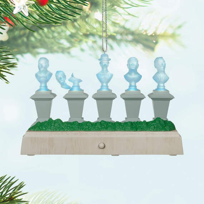 Hallmark : 2024 Keepsake Ornament Disney The Haunted Mansion Collection The Singing Busts With Light and Sound (343) - Hallmark : 2024 Keepsake Ornament Disney The Haunted Mansion Collection The Singing Busts With Light and Sound (343)