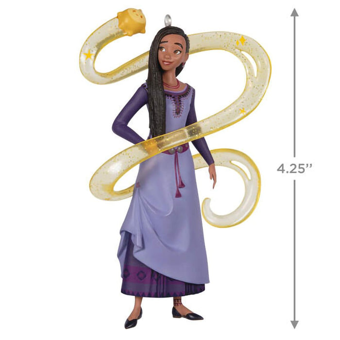 Hallmark : 2024 Keepsake Ornament Disney Wish Asha and Star (25) - Hallmark : 2024 Keepsake Ornament Disney Wish Asha and Star (25)