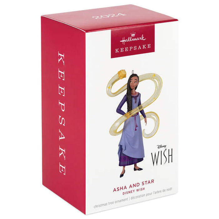 Hallmark : 2024 Keepsake Ornament Disney Wish Asha and Star (25) - Hallmark : 2024 Keepsake Ornament Disney Wish Asha and Star (25)