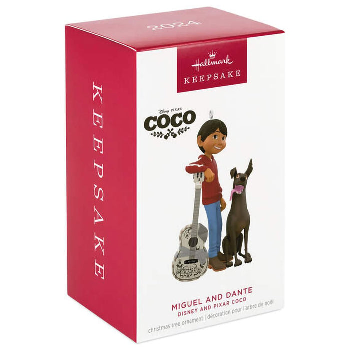 Hallmark : 2024 Keepsake Ornament Disney/Pixar Coco Miguel and Dante (196) - Hallmark : 2024 Keepsake Ornament Disney/Pixar Coco Miguel and Dante (196)