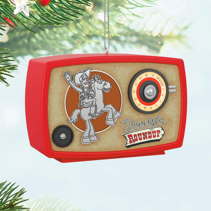 Hallmark : 2024 Keepsake Ornament Disney/Pixar Toy Story 2 Woody's Roundup Radio With Light and Sound (387) - Hallmark : 2024 Keepsake Ornament Disney/Pixar Toy Story 2 Woody's Roundup Radio With Light and Sound (387)