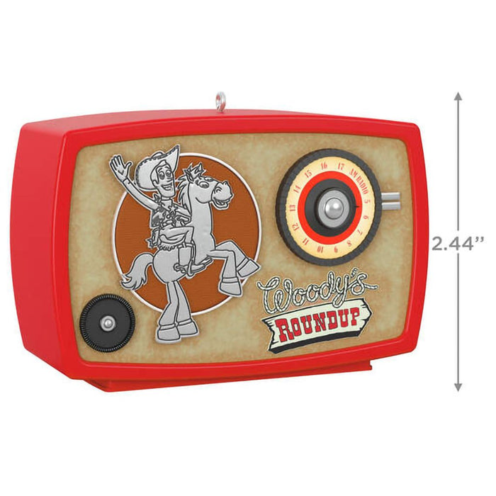 Hallmark : 2024 Keepsake Ornament Disney/Pixar Toy Story 2 Woody's Roundup Radio With Light and Sound (387) - Hallmark : 2024 Keepsake Ornament Disney/Pixar Toy Story 2 Woody's Roundup Radio With Light and Sound (387)