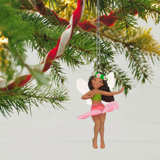 Hallmark : 2024 Keepsake Ornament Fairy Messengers Hibiscus Fairy (144) - Hallmark : 2024 Keepsake Ornament Fairy Messengers Hibiscus Fairy (144)