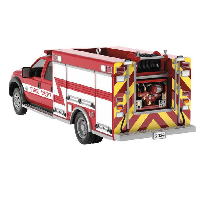 Hallmark : 2024 Keepsake Ornament Fire Brigade 2011 Ford F-550 Fire Engine 2024 With Light (3) - Hallmark : 2024 Keepsake Ornament Fire Brigade 2011 Ford F-550 Fire Engine 2024 With Light (3)