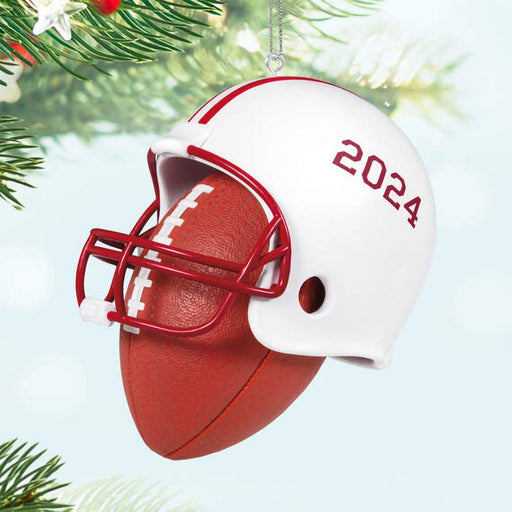 Hallmark : 2024 Keepsake Ornament Football Star (110) - Hallmark : 2024 Keepsake Ornament Football Star (110)