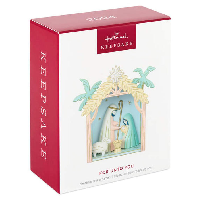 Hallmark : 2024 Keepsake Ornament For Unto You (111) - Hallmark : 2024 Keepsake Ornament For Unto You (111)