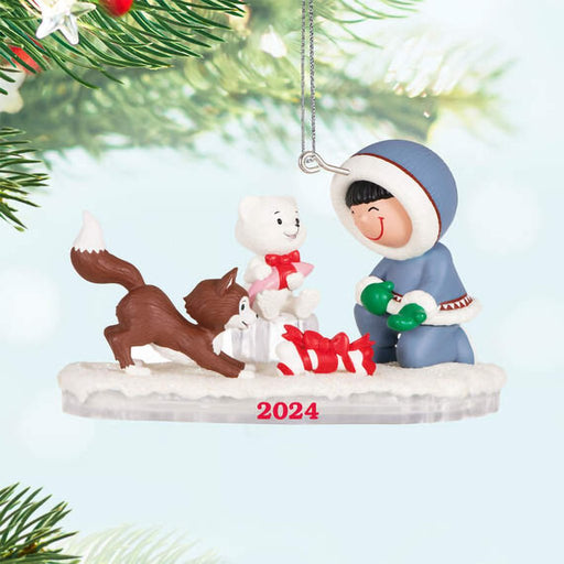 Hallmark : 2024 Keepsake Ornament Frosty Friends (115) - Hallmark : 2024 Keepsake Ornament Frosty Friends (115)