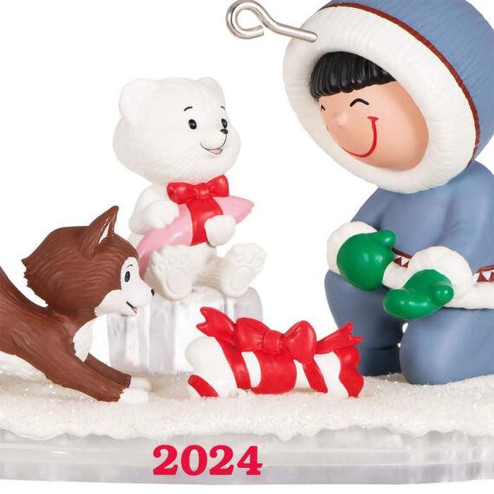 Hallmark : 2024 Keepsake Ornament Frosty Friends (115) - Hallmark : 2024 Keepsake Ornament Frosty Friends (115)