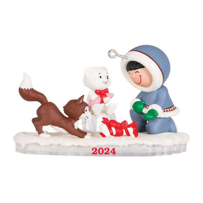 Hallmark : 2024 Keepsake Ornament Frosty Friends (115) - Hallmark : 2024 Keepsake Ornament Frosty Friends (115)