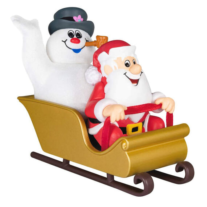 Hallmark : 2024 Keepsake Ornament Frosty the Snowman™ Frosty and Santa (114) - Hallmark : 2024 Keepsake Ornament Frosty the Snowman™ Frosty and Santa (114)