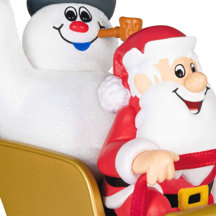 Hallmark : 2024 Keepsake Ornament Frosty the Snowman™ Frosty and Santa (114) - Hallmark : 2024 Keepsake Ornament Frosty the Snowman™ Frosty and Santa (114)