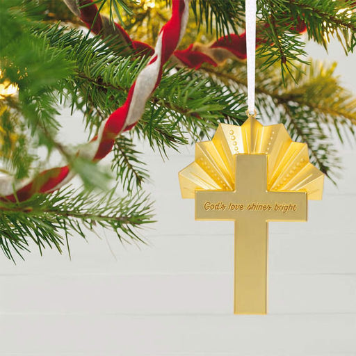 Hallmark : 2024 Keepsake Ornament God's Love Shines Bright Metal (120) - Hallmark : 2024 Keepsake Ornament God's Love Shines Bright Metal (120)