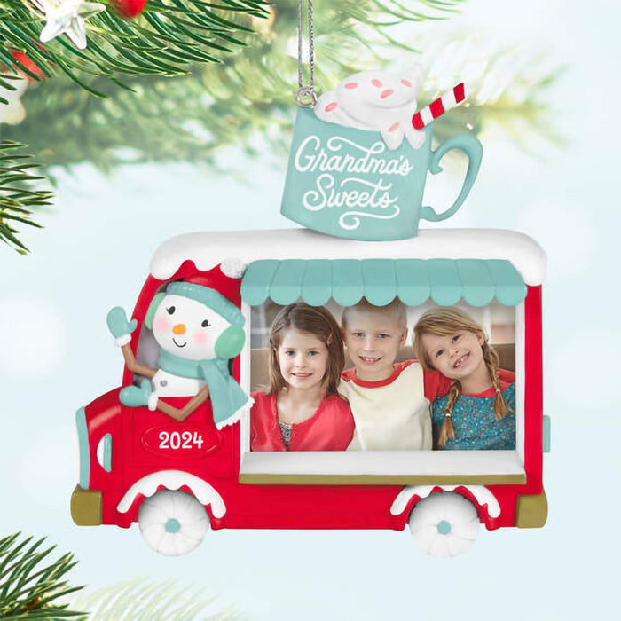 Hallmark : 2024 Keepsake Ornament Grandma's Sweets 2024 Photo Frame Ornament (125) - Hallmark : 2024 Keepsake Ornament Grandma's Sweets 2024 Photo Frame Ornament (125)