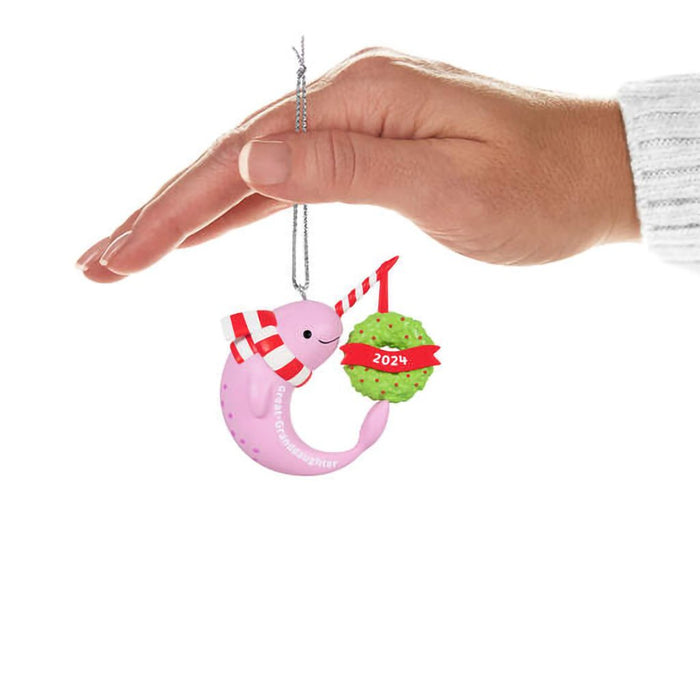 Hallmark : 2024 Keepsake Ornament Great-Granddaughter Narwhal 2024 Ornament (123) - Hallmark : 2024 Keepsake Ornament Great-Granddaughter Narwhal 2024 Ornament (123)