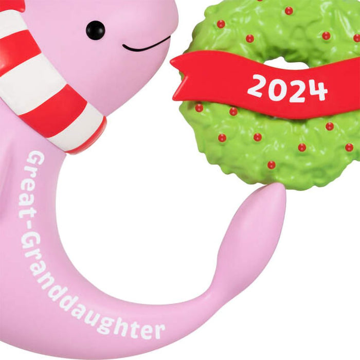 Hallmark : 2024 Keepsake Ornament Great-Granddaughter Narwhal 2024 Ornament (123) - Hallmark : 2024 Keepsake Ornament Great-Granddaughter Narwhal 2024 Ornament (123)