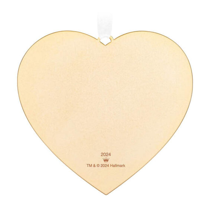 Hallmark : 2024 Keepsake Ornament Growing In Love Metal & Fabric (132) - Hallmark : 2024 Keepsake Ornament Growing In Love Metal & Fabric (132)