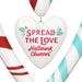 Hallmark : 2024 Keepsake Ornament Hallmark Channel Spread The Love Porcelain Ornament (310) - Hallmark : 2024 Keepsake Ornament Hallmark Channel Spread The Love Porcelain Ornament (310)