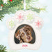 Hallmark : 2024 Keepsake Ornament Happy Dog 2024 Porcelain Photo Frame Ornament (135) - Hallmark : 2024 Keepsake Ornament Happy Dog 2024 Porcelain Photo Frame Ornament (135)