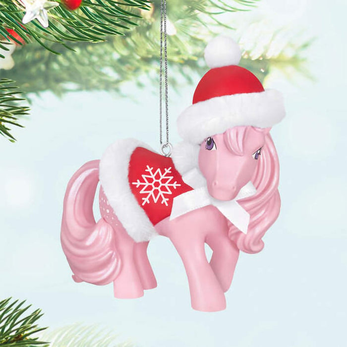 Hallmark : 2024 Keepsake Ornament Hasbro® My Little Pony Winter Chic Cotton Candy™ (382) - Hallmark : 2024 Keepsake Ornament Hasbro® My Little Pony Winter Chic Cotton Candy™ (382)