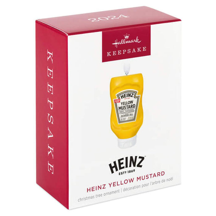 Hallmark : 2024 Keepsake Ornament Heinz™ Yellow Mustard (141) - Hallmark : 2024 Keepsake Ornament Heinz™ Yellow Mustard (141)