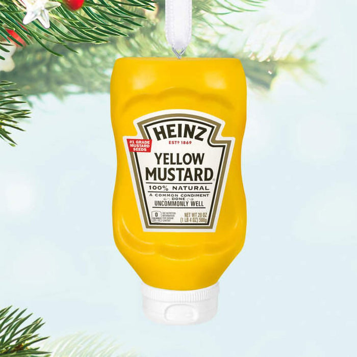 Hallmark : 2024 Keepsake Ornament Heinz™ Yellow Mustard (141) - Hallmark : 2024 Keepsake Ornament Heinz™ Yellow Mustard (141)