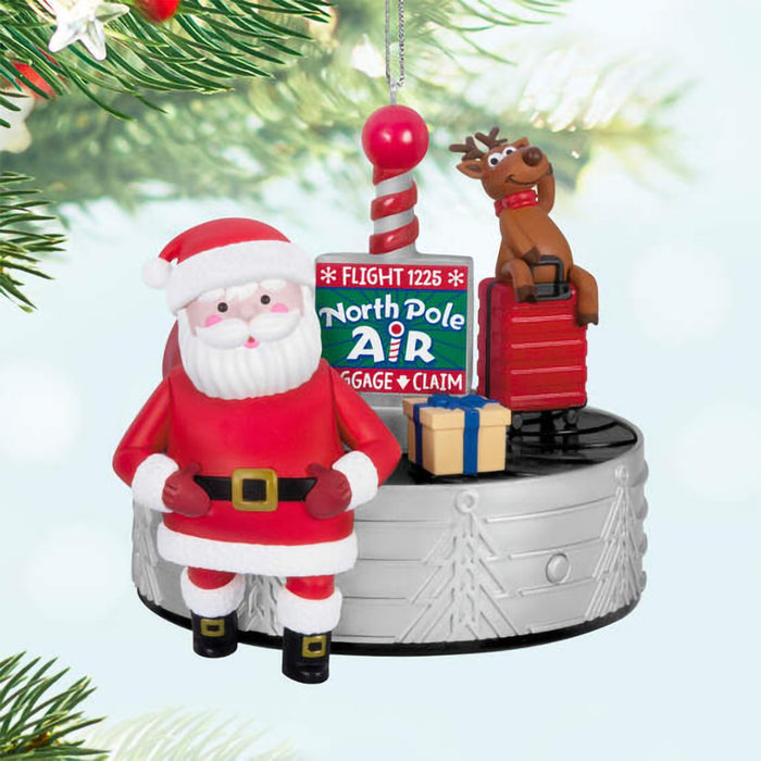 Hallmark : 2024 Keepsake Ornament Ho-Ho-Holiday Travel With Light, Sound and Motion (147) - Hallmark : 2024 Keepsake Ornament Ho-Ho-Holiday Travel With Light, Sound and Motion (147)