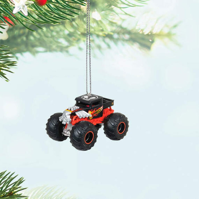 Hallmark : 2024 Keepsake Ornament Hot Wheels™ Monster Trucks™ Bone Shaker™ (46) - Hallmark : 2024 Keepsake Ornament Hot Wheels™ Monster Trucks™ Bone Shaker™ (46)