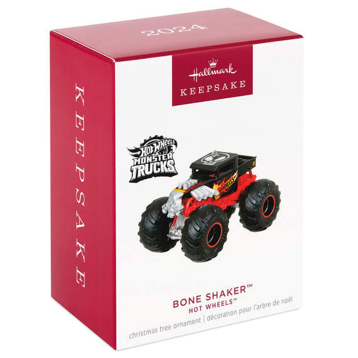 Hallmark : 2024 Keepsake Ornament Hot Wheels™ Monster Trucks™ Bone Shaker™ (46) - Hallmark : 2024 Keepsake Ornament Hot Wheels™ Monster Trucks™ Bone Shaker™ (46)