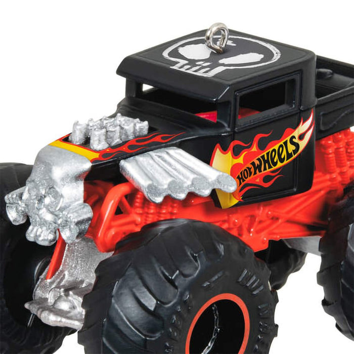 Hallmark : 2024 Keepsake Ornament Hot Wheels™ Monster Trucks™ Bone Shaker™ (46) - Hallmark : 2024 Keepsake Ornament Hot Wheels™ Monster Trucks™ Bone Shaker™ (46)