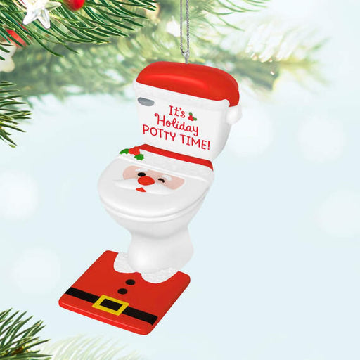 Hallmark : 2024 Keepsake Ornament It's Holiday Potty Time (160) - Hallmark : 2024 Keepsake Ornament It's Holiday Potty Time (160)