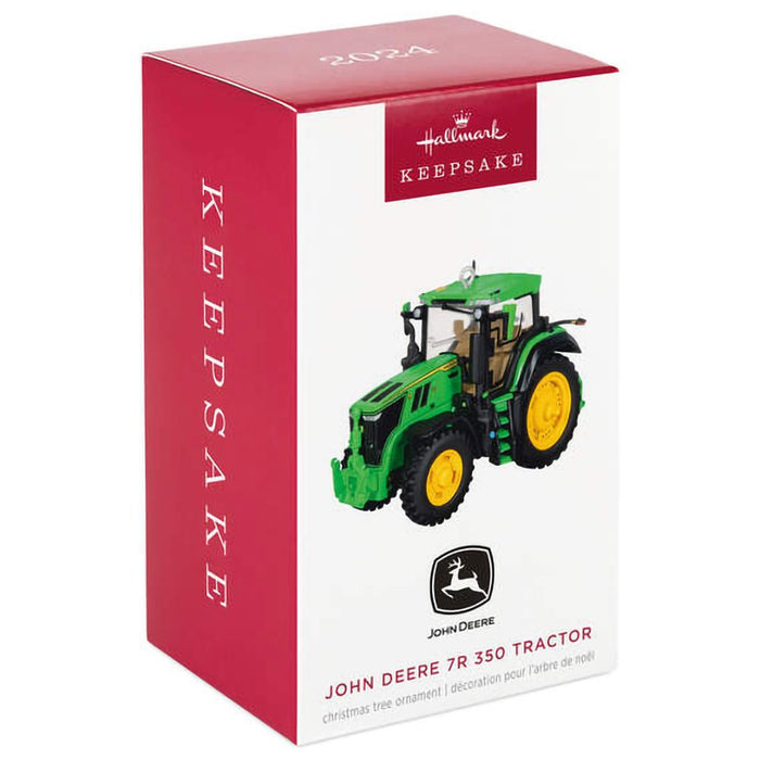 Hallmark : 2024 Keepsake Ornament John Deere 7R 350 Tractor Metal (166) - Hallmark : 2024 Keepsake Ornament John Deere 7R 350 Tractor Metal (166)